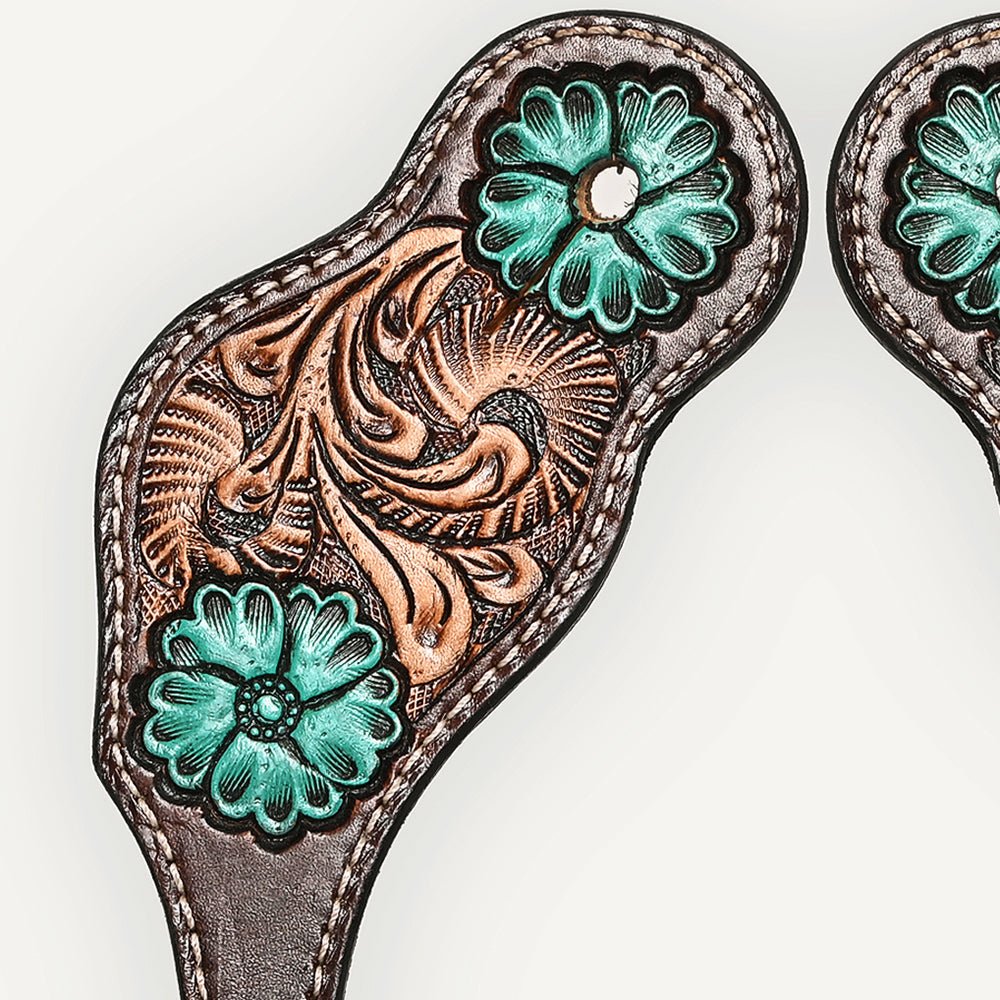 Durable Handcrafted PremiumLeather Spur Straps For Women Western Riding Show Rodeo