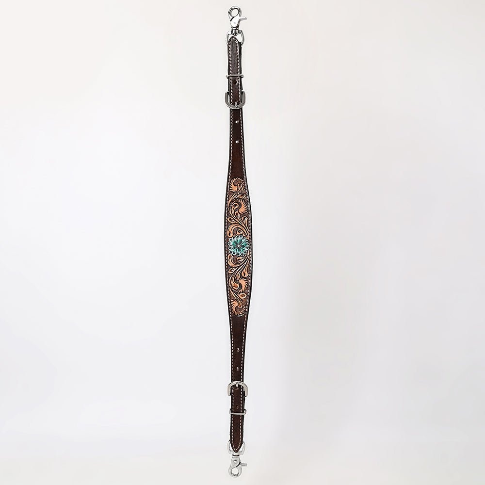 Bar H Equine Genuine Western American Leather Horse Premium Headstall &amp; Breast Collar Set