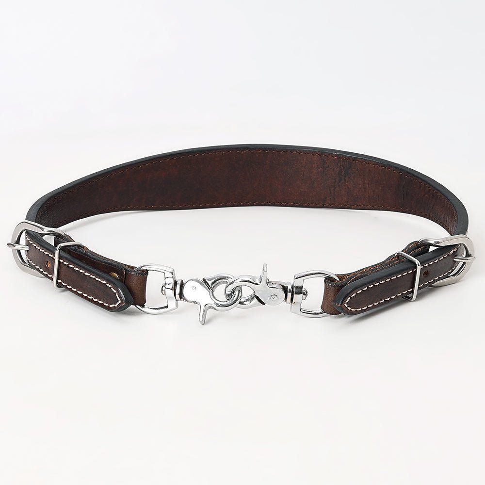 Bar H Equine Genuine Western American Leather Horse Premium Headstall &amp; Breast Collar Set