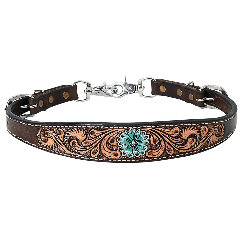 Bar H Equine Genuine Western American Leather Horse Premium Headstall &amp; Breast Collar Set