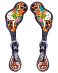 Durable Handcrafted PremiumLeather Spur Straps For Women Western Riding Show Rodeo