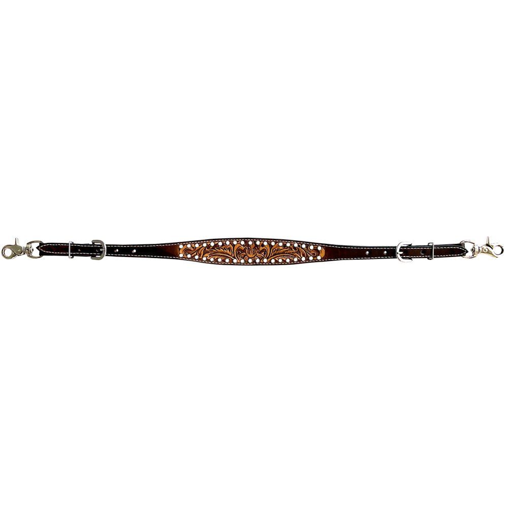 Bar H Equine Genuine Western American Leather Horse Premium Headstall &amp; Breast Collar Set