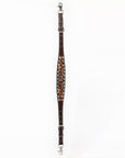 Bar H Equine Genuine Western American Leather Horse Premium Headstall & Breast Collar Set