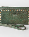 Never Mind Nmbgz110E Wallet Vintage Handmade Genuine Cowhide Leather Women Bag Western Handbag Purse