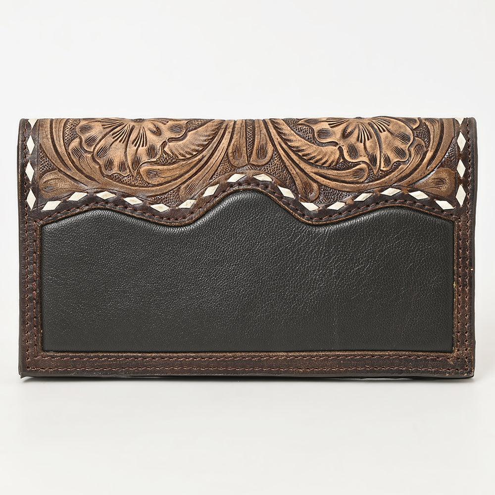 American Darling ADBGZ584B Wallet Hand Tooled Genuine Leather women bag western handbag purse