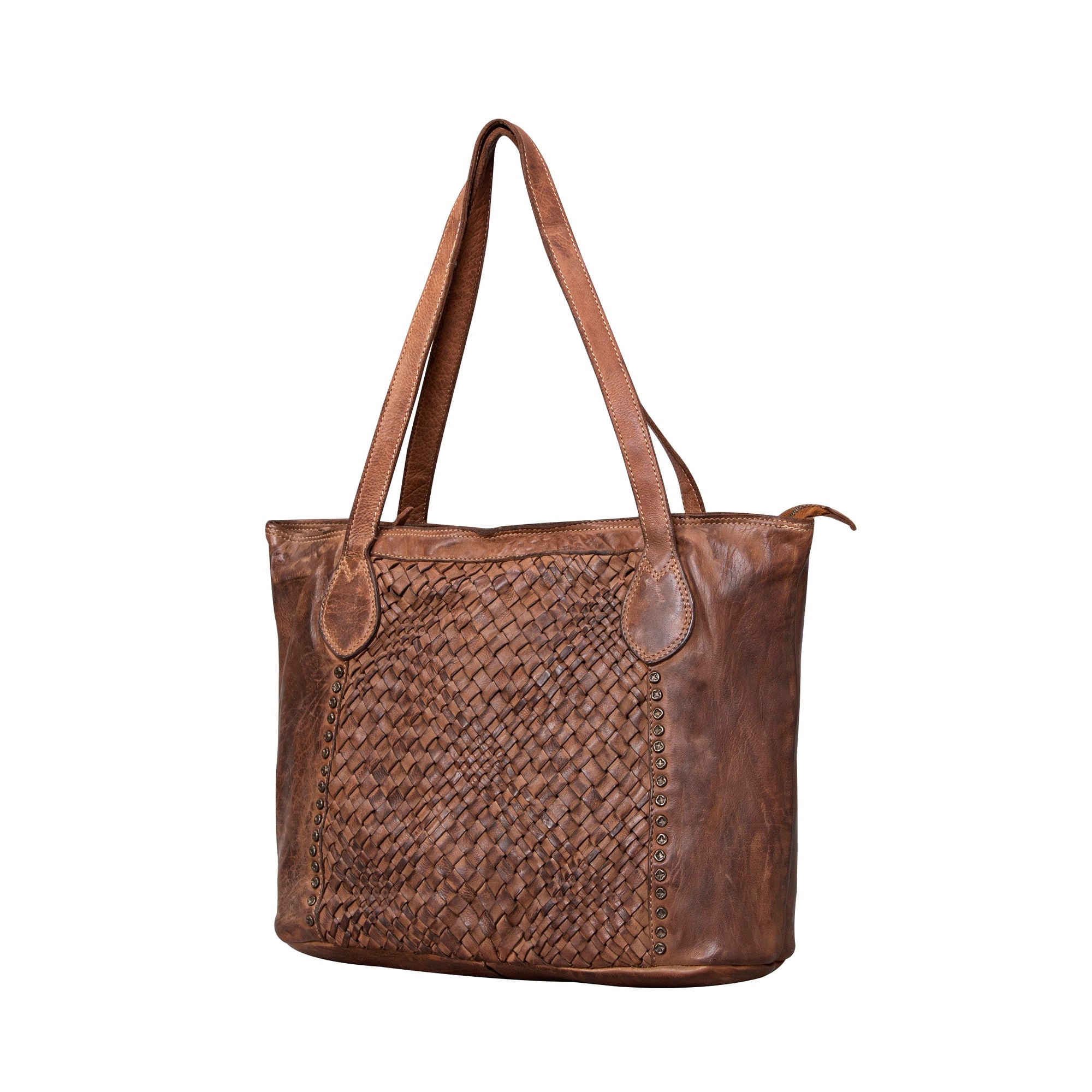 Never Mind Nmbgm103A Tote Vintage Handmade Genuine Cowhide Leather Women Bag Western Handbag Purse