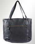 Never Mind Nmbgm103B Tote Vintage Handmade Genuine Cowhide Leather Women Bag Western Handbag Purse