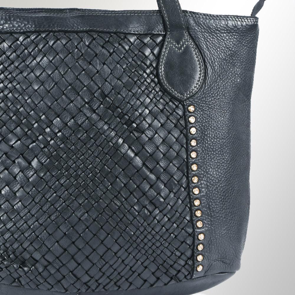 Never Mind Nmbgm103B Tote Vintage Handmade Genuine Cowhide Leather Women Bag Western Handbag Purse