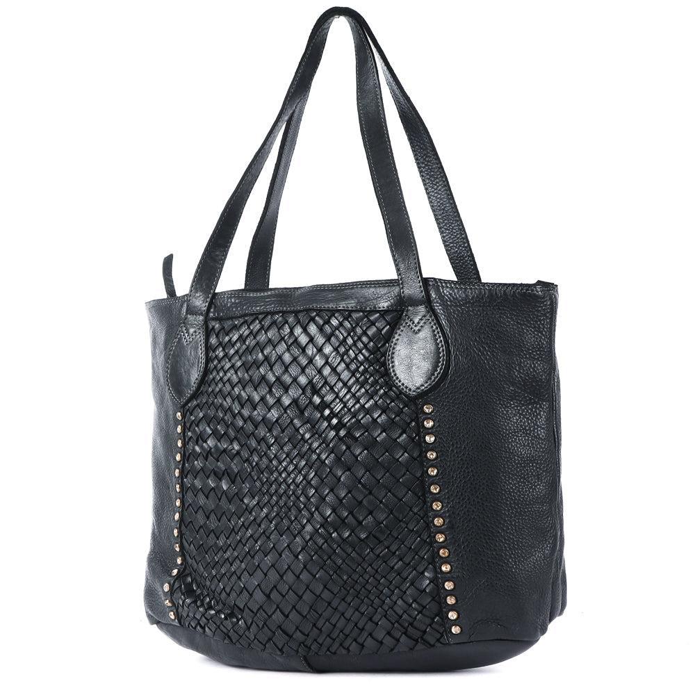 Never Mind Nmbgm103B Tote Vintage Handmade Genuine Cowhide Leather Women Bag Western Handbag Purse