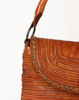 Never Mind Nmbgm105D Tote Vintage Handmade Genuine Cowhide Leather Women Bag Western Handbag Purse