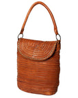 Never Mind Nmbgm105D Tote Vintage Handmade Genuine Cowhide Leather Women Bag Western Handbag Purse