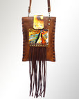 American Darling Large Crossbody Full Grain Genuine Leather Western Women Bag Handbag Purse | for Cute