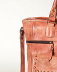 Never Mind Nmbg116A Tote Vintage Handmade Genuine Cowhide Leather Women Bag Western Handbag Purse