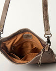 Never Mind Nmbg118F Cross Body I Vintage Handmade Genuine Cowhide Leather Women Bag Western Handbag Purse