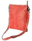 Vintage Leather Crossbody Bag For Women Handmade Genuine Cowhide With Durable Hardware