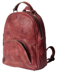 Never Mind Nmbg119G Backpack Vintage Handmade Genuine Cowhide Leather Women Bag Western Handbag Purse