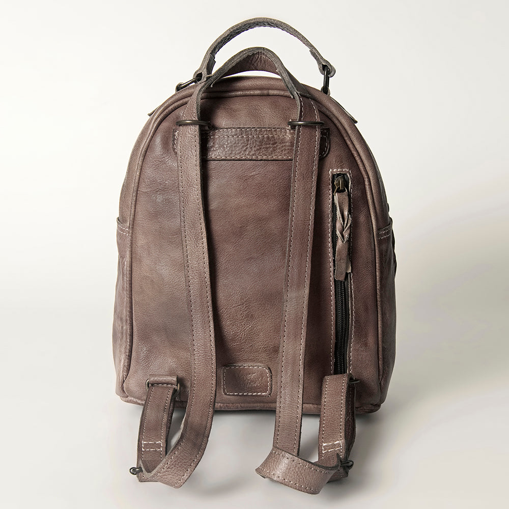 Never Mind Nmbg119H Backpack Vintage Handmade Genuine Cowhide Leather Women Bag Western Handbag Purse