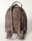Never Mind Nmbg119H Backpack Vintage Handmade Genuine Cowhide Leather Women Bag Western Handbag Purse