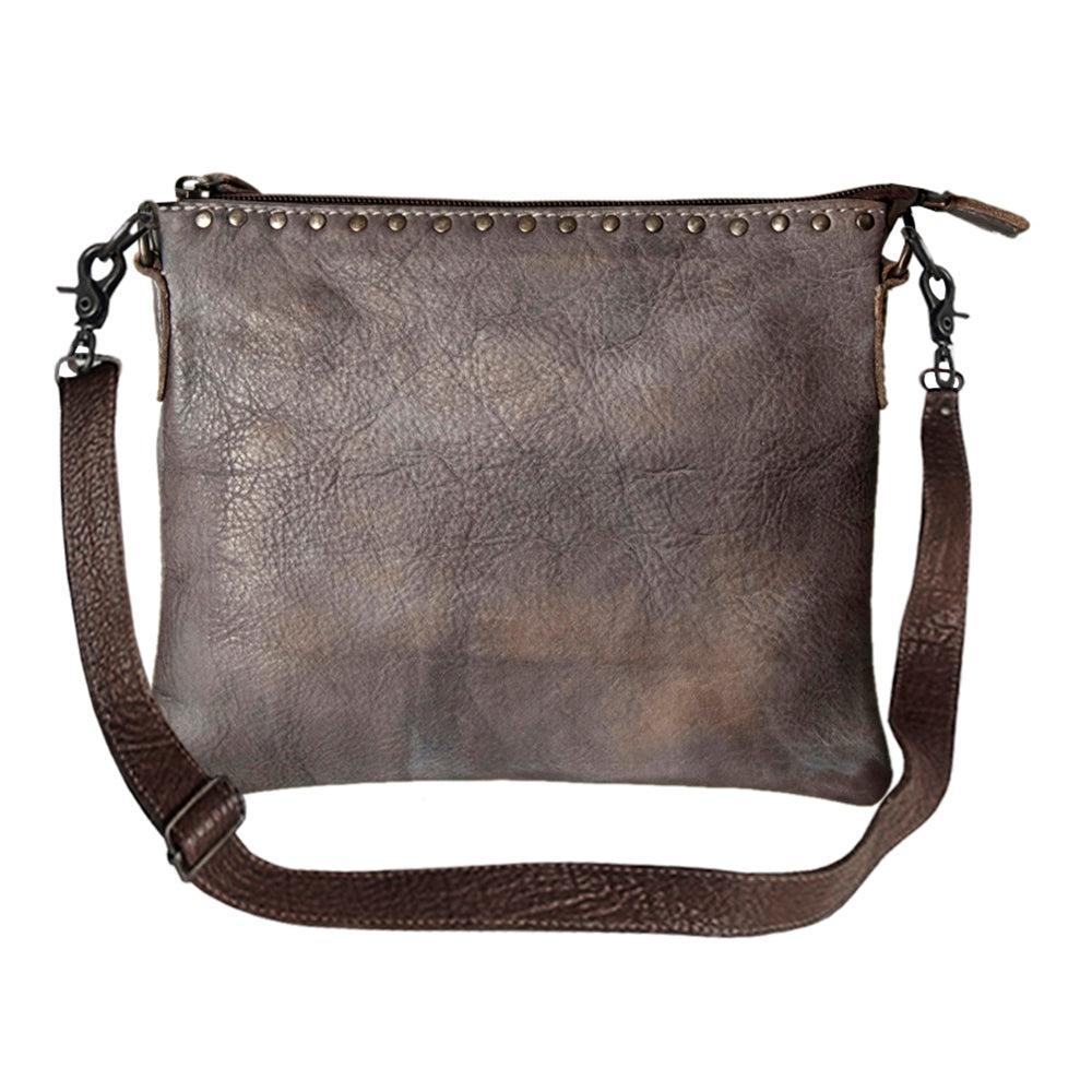 Never Mind Nmbg117C Cross Body I Vintage Handmade Genuine Cowhide Leather Women Bag Western Handbag Purse