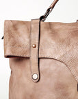 Never Mind Nmbg109A Backpack Vintage Handmade Genuine Cowhide Leather Women Bag Western Handbag Purse