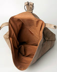 Never Mind Nmbg109D Backpack Vintage Handmade Genuine Cowhide Leather Women Bag Western Handbag Purse