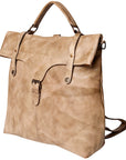 Never Mind Nmbg109D Backpack Vintage Handmade Genuine Cowhide Leather Women Bag Western Handbag Purse