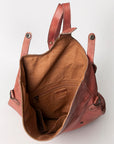 Never Mind Nmbg109E Backpack Vintage Handmade Genuine Cowhide Leather Women Bag Western Handbag Purse