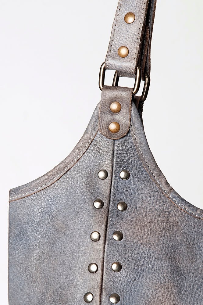 Vintage Handmade Genuine Cowhide Leather Tote Bag With Classic Timeless Style Premium