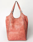 Never Mind Nmbg108D Tote Vintage Handmade Genuine Cowhide Leather Women Bag Western Handbag Purse