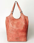 Never Mind Nmbg108D Tote Vintage Handmade Genuine Cowhide Leather Women Bag Western Handbag Purse