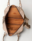Never Mind Nmbg126D Tote Vintage Handmade Genuine Cowhide Leather Women Bag Western Handbag Purse