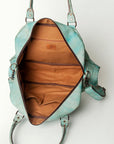 Never Mind Nmbg126B Tote Vintage Handmade Genuine Cowhide Leather Women Bag Western Handbag Purse