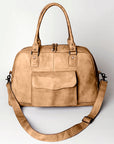 Never Mind Nmbg126A Tote Vintage Handmade Genuine Cowhide Leather Women Bag Western Handbag Purse