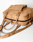 Never Mind Nmbg126A Tote Vintage Handmade Genuine Cowhide Leather Women Bag Western Handbag Purse