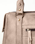 Never Mind Nmbg128C Tote Vintage Handmade Genuine Cowhide Leather Women Bag Western Handbag Purse