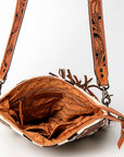 American Darling CROSS BODY I Hand Tooled Hair-on Genuine Leather women bag western handbag purse