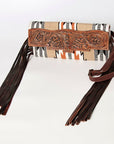 American Darling Small Crossbody Hand Tooled Saddle Blanket Genuine Leather women bag western handbag purse