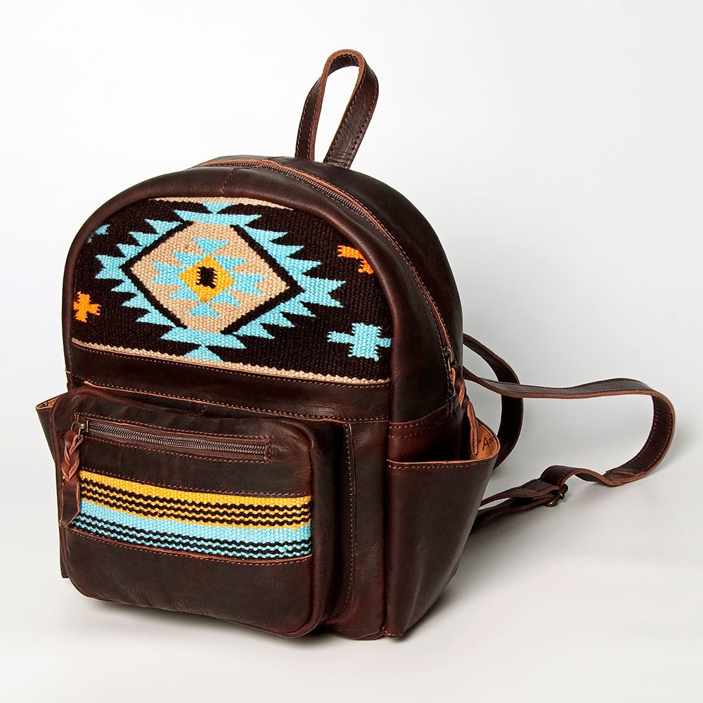 American Darling Saddle Blanket Genuine Leather Women Bag Western Handbag Purse