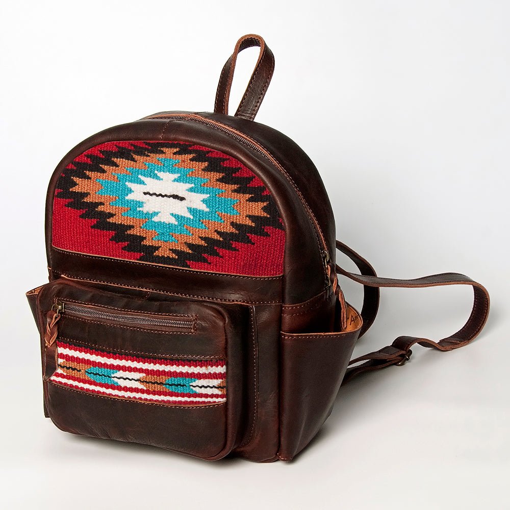 American Darling Saddle Blanket Genuine Leather Women Bag Western Handbag Purse