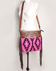 American Darling Signature Crossbody Hand Tooled Saddle Blanket Genuine Leather Women Bag Western Handbag Purse