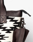 American Darling TOTE Upcycled Wool Genuine Leather women bag western handbag purse