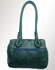 Never Mind Nmbgm102C Tote Vintage Handmade Genuine Cowhide Leather Women Bag Western Handbag Purse