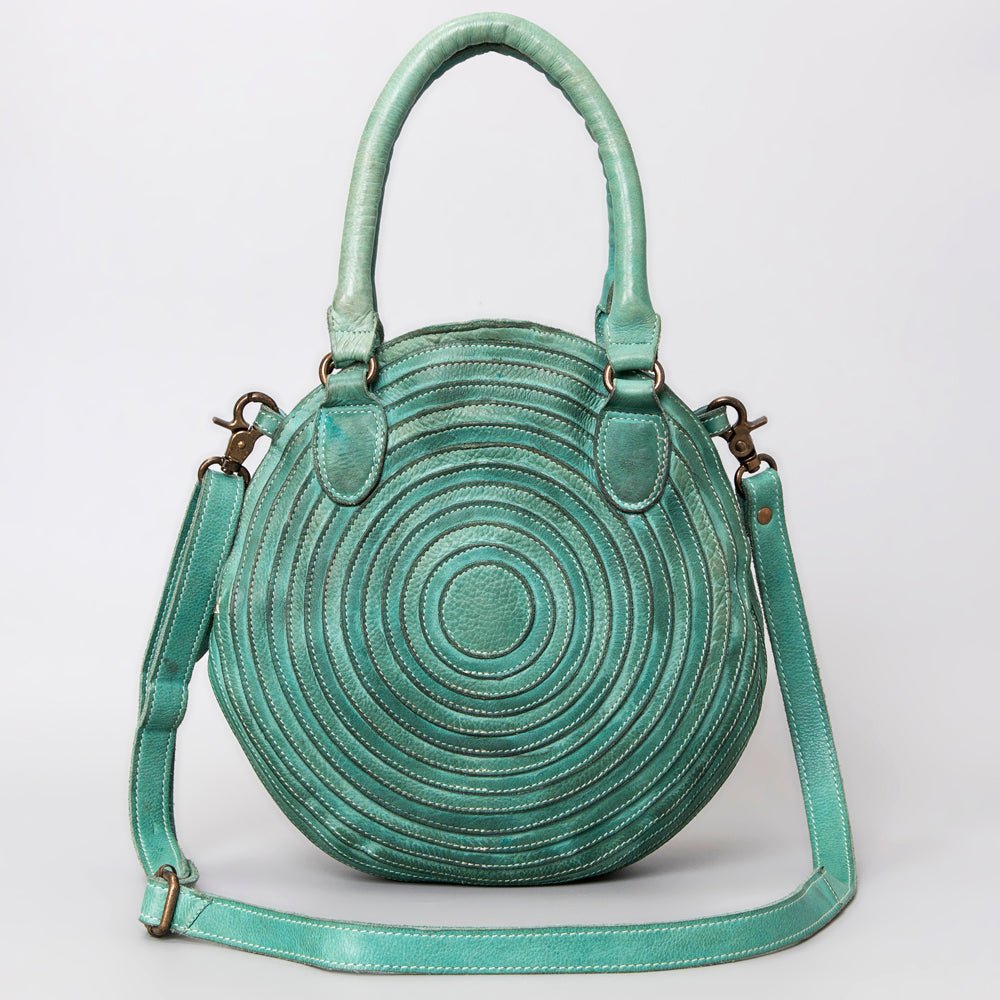 Never Mind Nmbgm112A Tote Vintage Handmade Genuine Cowhide Leather Women Bag Western Handbag Purse