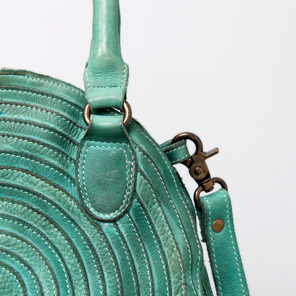 Never Mind Nmbgm112A Tote Vintage Handmade Genuine Cowhide Leather Women Bag Western Handbag Purse