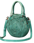 Never Mind Nmbgm112A Tote Vintage Handmade Genuine Cowhide Leather Women Bag Western Handbag Purse