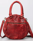 Never Mind Nmbgm112B Tote Vintage Handmade Genuine Cowhide Leather Women Bag Western Handbag Purse
