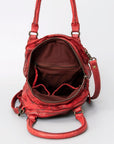 Never Mind Nmbgm112B Tote Vintage Handmade Genuine Cowhide Leather Women Bag Western Handbag Purse