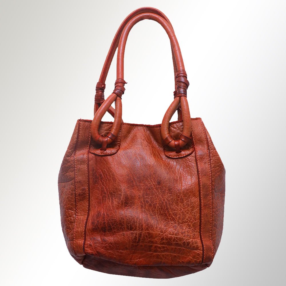 Never Mind Nmbgm111B Tote Vintage Handmade Genuine Cowhide Leather Women Bag Western Handbag Purse