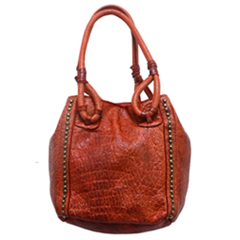 Never Mind Nmbgm111B Tote Vintage Handmade Genuine Cowhide Leather Women Bag Western Handbag Purse