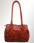 Never Mind Nmbgm102D Tote Vintage Handmade Genuine Cowhide Leather Women Bag Western Handbag Purse